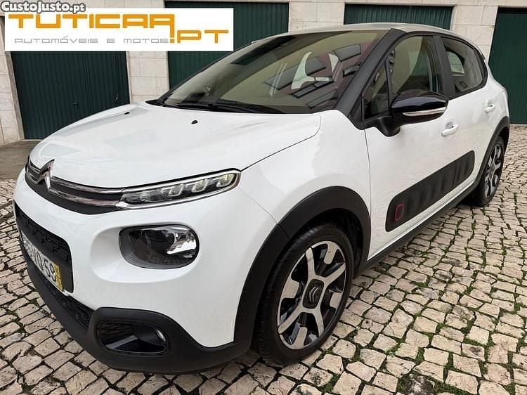 Branco Usado 2018 Citroën C3 PureTech Citadino | € 11.900 (Preço justo) - Imagem 1/1