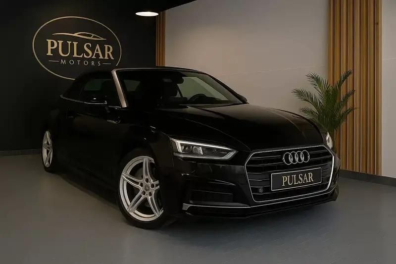 Preto Usado 2017 Audi A5 Cabriolet S-Line Cabrios | € 25.590 - Imagem 1/4