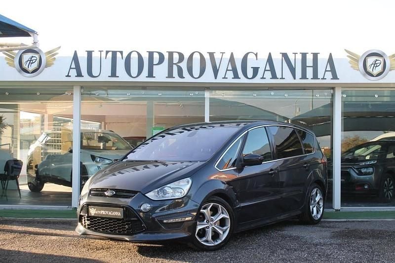 Cinza Usado 2010 Ford S-MAX Titanium Monovolume | € 11.500 (Preço justo) - Imagem 1/4