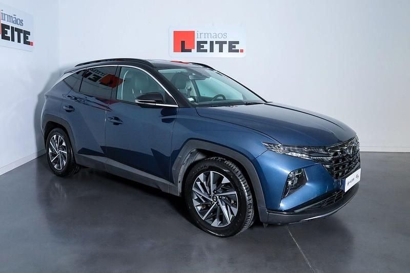 Azul Usado 2021 Hyundai Tucson SUV | € 31.900 (Caro) - Imagem 1/4