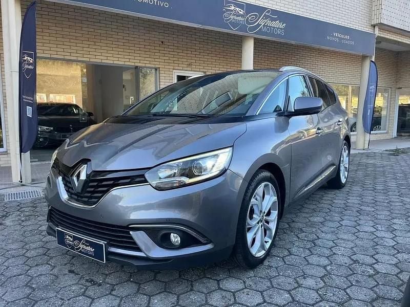 Cinza antracite Usado 2018 Renault Grand Scénic IV Intens Monovolume | € 11.900 (Caro) - Imagem 1/4