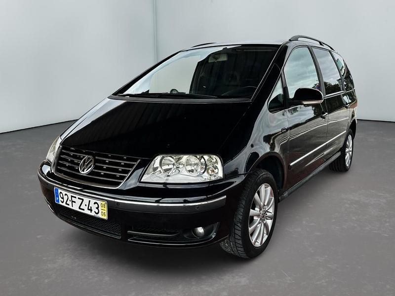 Preto Usado 2008 VW Sharan Monovolume | € 7.500 - Imagem 1/4