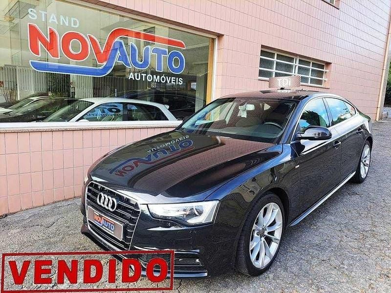 Preto Usado 2014 Audi A5 Sportback Citadino | € 19.000 (Super Preço) - Imagem 1/3