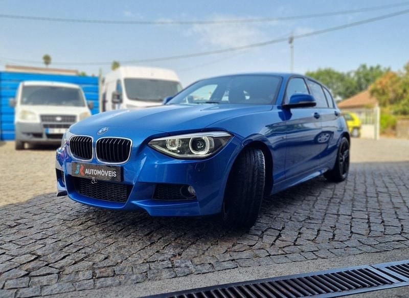 Usado BMW 118 143 HP (105 kW) 2015 Azul Citadino