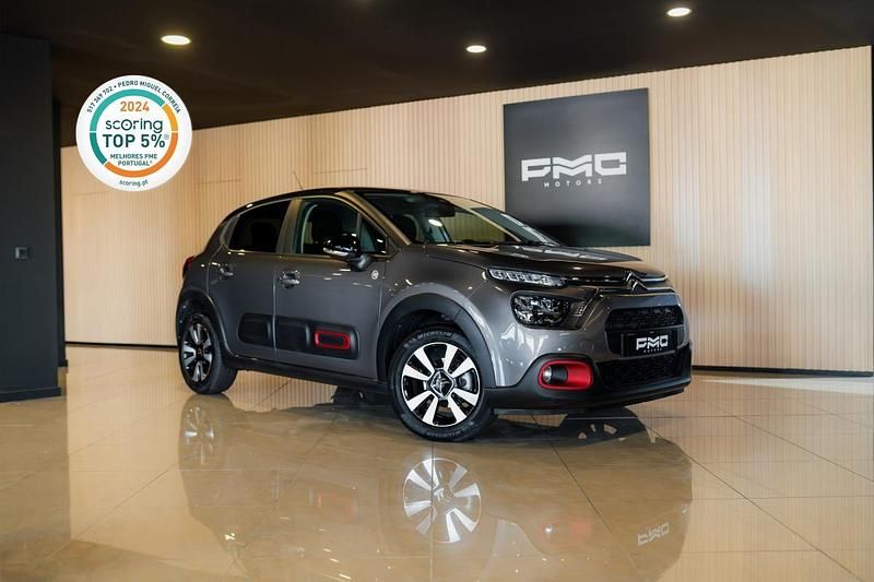 Cinzento Usado 2021 Citroën C3 Citadino | € 14.900 (Preço elevado) - Imagem 1/4
