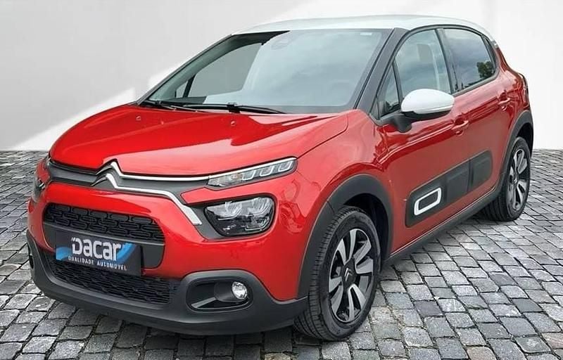 Vermelho Usado 2022 Citroën C3 PureTech Citadino | € 12.399 (Bom preço) - Imagem 1/4