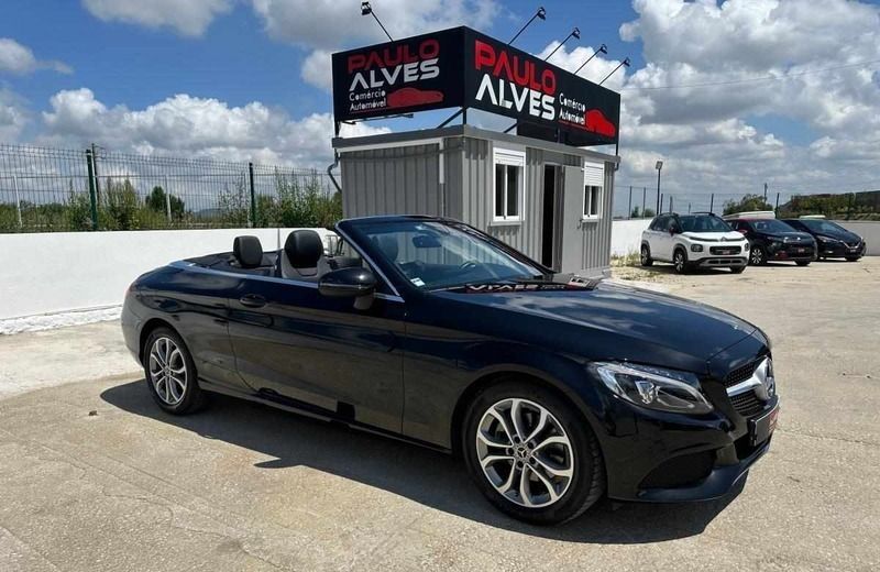 Preto Usado 2017 Mercedes C220 Cabrios | € 38.000 (Preço elevado) - Imagem 1/4