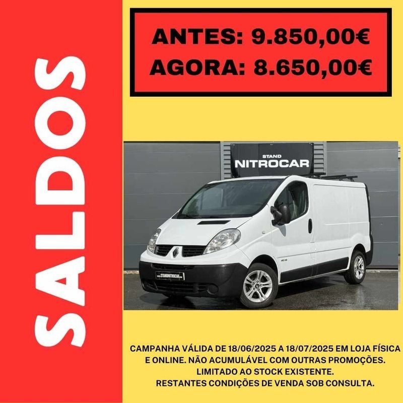 Branco Usado 2007 Renault Trafic Van | € 8.650 - Imagem 1/4