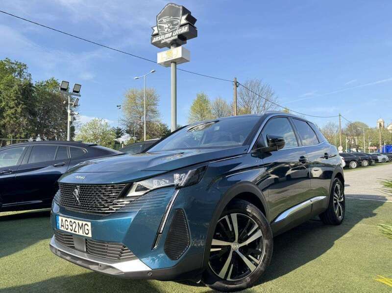 Azul Usado 2021 Peugeot 3008 | € 28.750 (Preço elevado) - Imagem 1/4