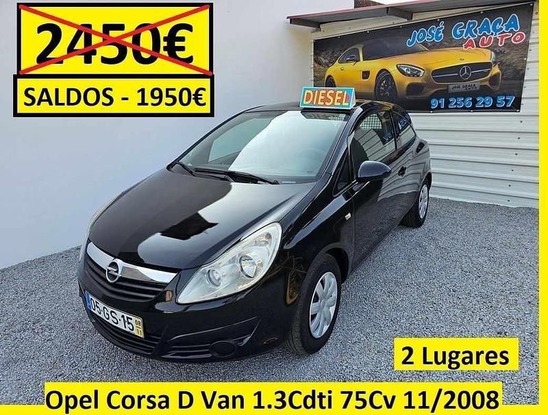 Preto Usado 2008 Opel Corsa | € 1.950 (Bom preço) - Imagem 1/4