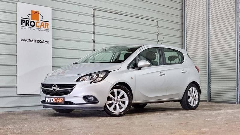 Cinzento Usado 2017 Opel Corsa Enjoy Citadino | € 9.500 (Preço justo) - Imagem 1/4
