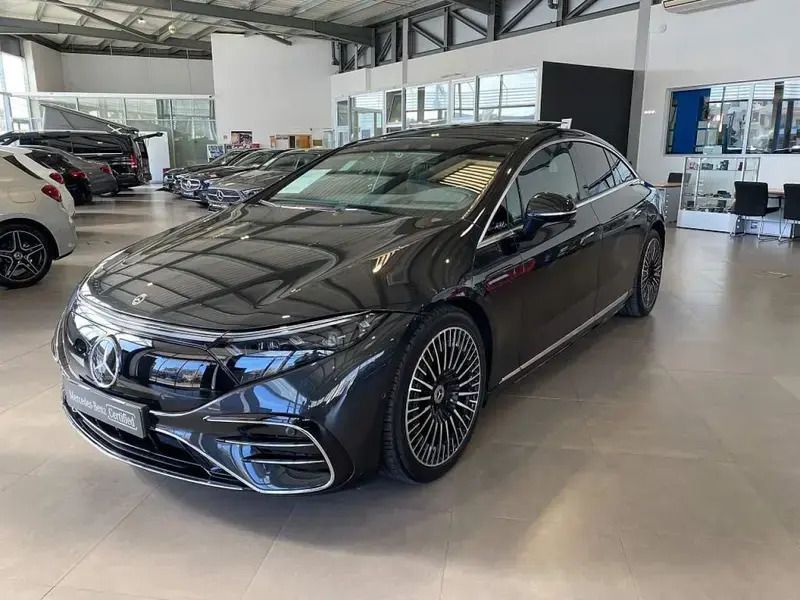 Cinza graphite Usado 2022 Mercedes EQS580 AMG | € 114.900 - Imagem 1/4