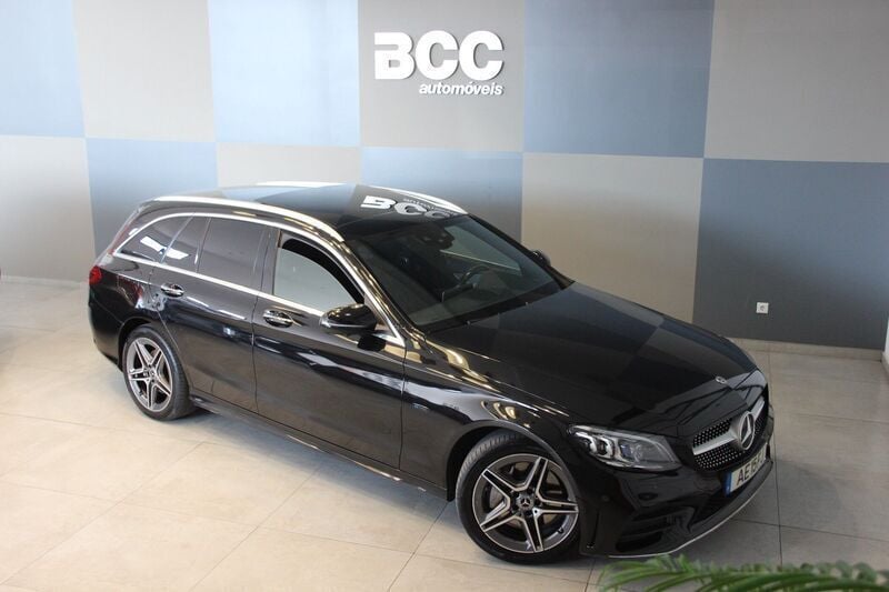 Preto Usado 2020 Mercedes C300 AMG line Carrinha | € 29.990 (Preço justo) - Imagem 1/4