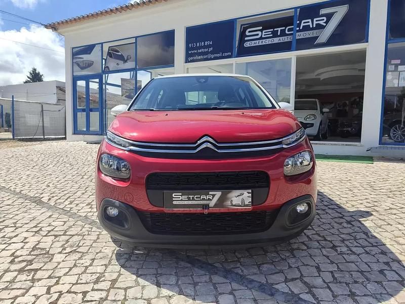 Vermelho Usado 2018 Citroën C3 Feel Citadino | € 10.900 (Bom preço) - Imagem 1/4
