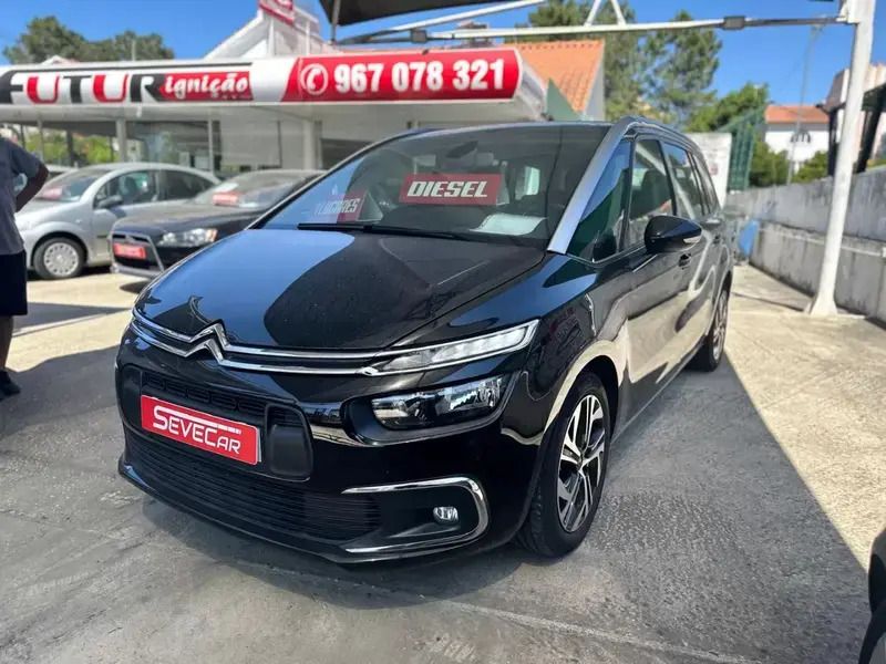 Preto Usado 2019 Citroën Grand C4 Picasso Monovolume | € 15.490 (Bom preço) - Imagem 1/4