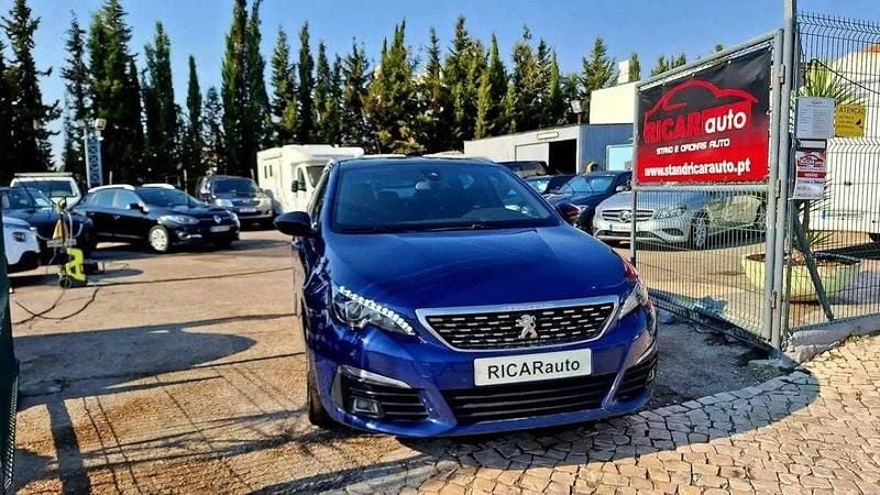 Usado Peugeot 308 SW GT-line 130 HP (95 kW) 2020 Azul Carrinha