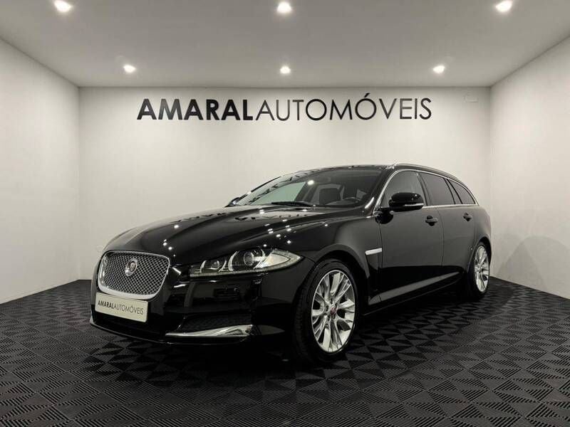 Preto Usado 2014 Jaguar XF Sportbrake Carrinha | € 20.900 - Imagem 1/4