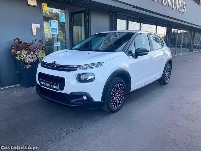 Branco Usado 2018 Citroën C3 Feel Citadino | € 7.990 (Super Preço) - Imagem 1/1