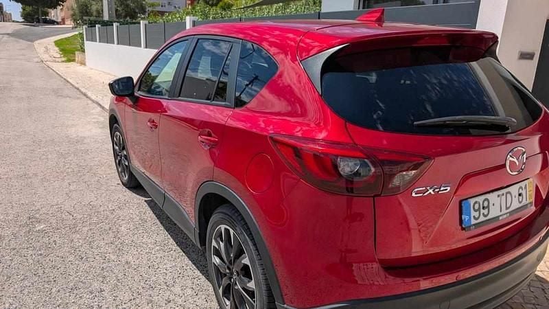 Usado Mazda CX-5 150 HP (110 kW) 2017 Vermelho SUV