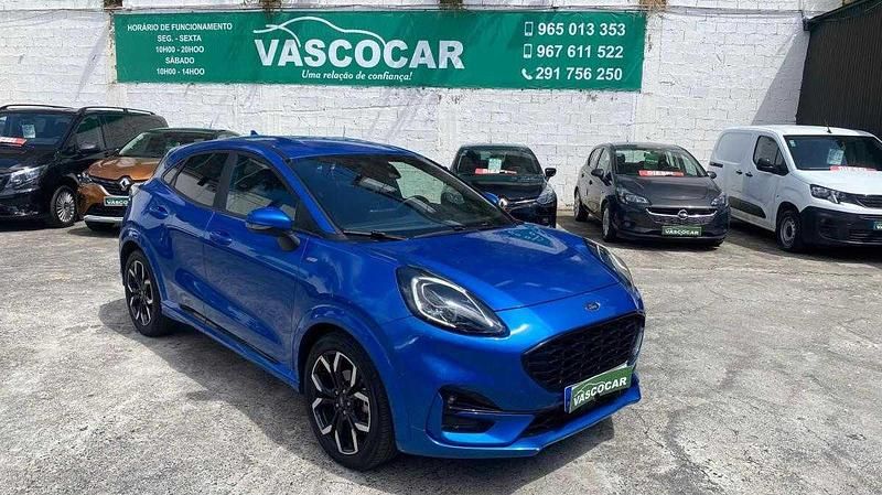 Azul Usado 2023 Ford Puma Gen-E | € 24.500 - Imagem 1/4