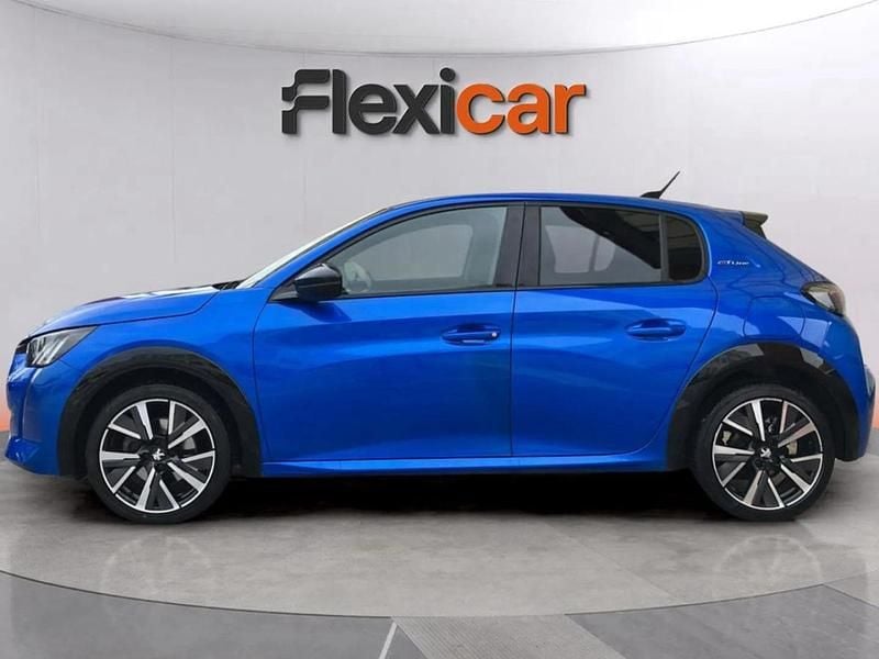 Usado Peugeot 208 GT-line 101 HP (74 kW) 2020 Azul Citadino