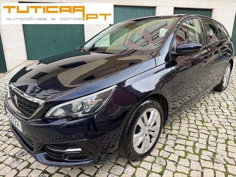 Azul Usado 2017 Peugeot 308 Active Carrinha | € 10.900 (Bom preço) - Imagem 1/4