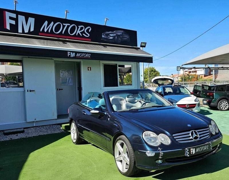 Azul Usado 2006 Mercedes CLK200 Elegance Cabrios | € 15.750 (Bom preço) - Imagem 1/4