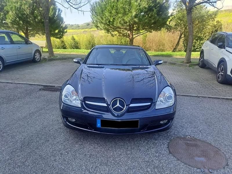 Usado Mercedes SLK200 163 HP (119 kW) 2005 Azul Cabrios