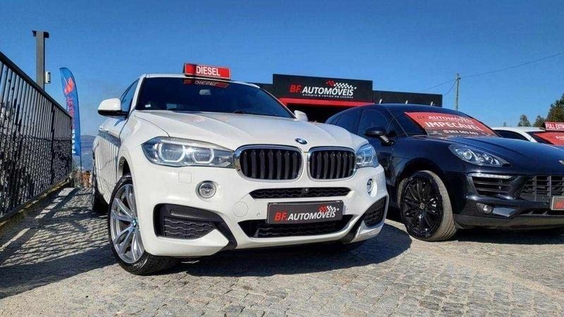 Branco Usado 2018 BMW X6 SUV | € 49.900 - Imagem 1/4