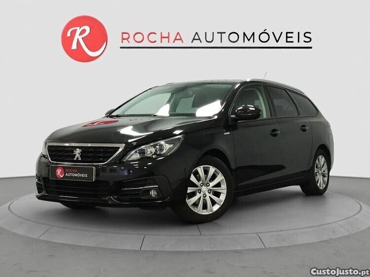 Preto Usado 2019 Peugeot 308 Style Carrinha | € 11.949 (Bom preço) - Imagem 1/1