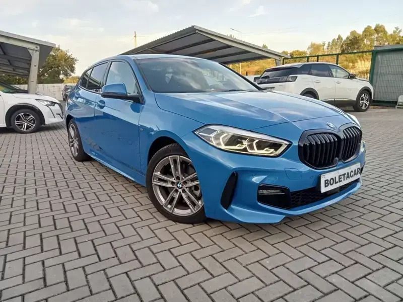 Usado BMW 118 150 HP (110 kW) 2021 Azul Citadino