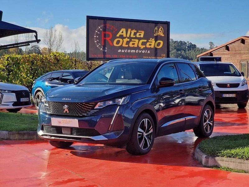 Azul Usado 2021 Peugeot 3008 | € 23.750 - Imagem 1/4
