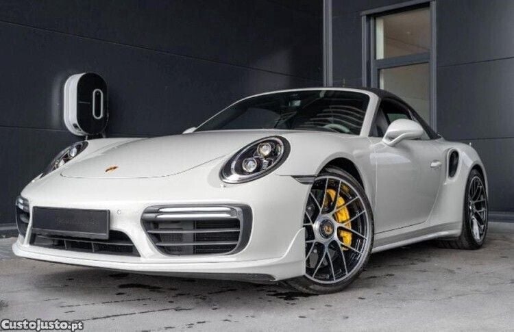 Branco Usado 2018 Porsche 911 Turbo S Cabrios | € 173.900 - Imagem 1/1