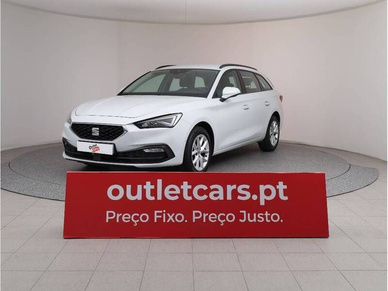 Branco Usado 2021 Seat Leon ST Carrinha | € 18.250 (Preço justo) - Imagem 1/4