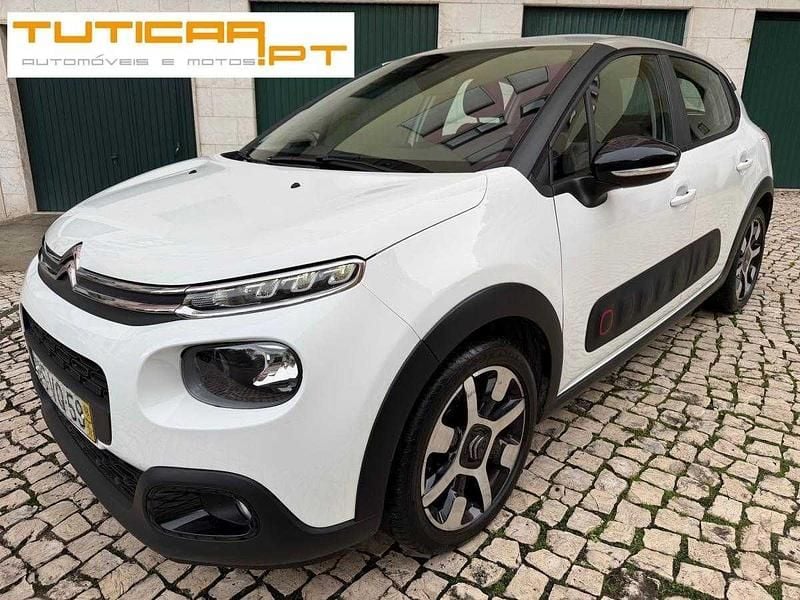 Branco Usado 2018 Citroën C3 PureTech | € 11.900 - Imagem 1/4