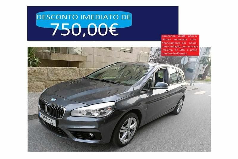 Usado BMW 216 Sport Line 116 HP (85 kW) 2017 Cinzento Carrinha