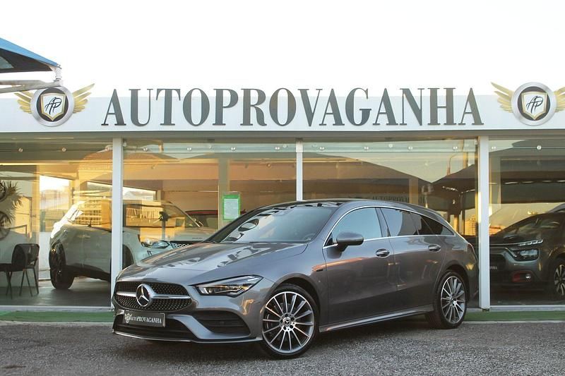 Cinza Usado 2021 Mercedes CLA250 Shooting Brake AMG line Carrinha | € 33.500 - Imagem 1/4