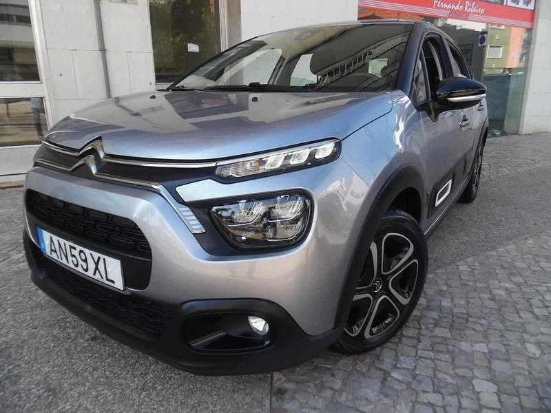 Cinzento Usado 2022 Citroën C3 PureTech Citadino | € 12.950 (Preço justo) - Imagem 1/4