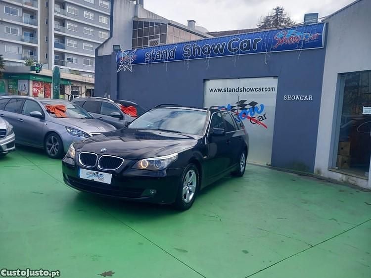 Preto Usado 2008 BMW 520 Sport Line Carrinha | € 8.990 (Preço justo) - Imagem 1/1