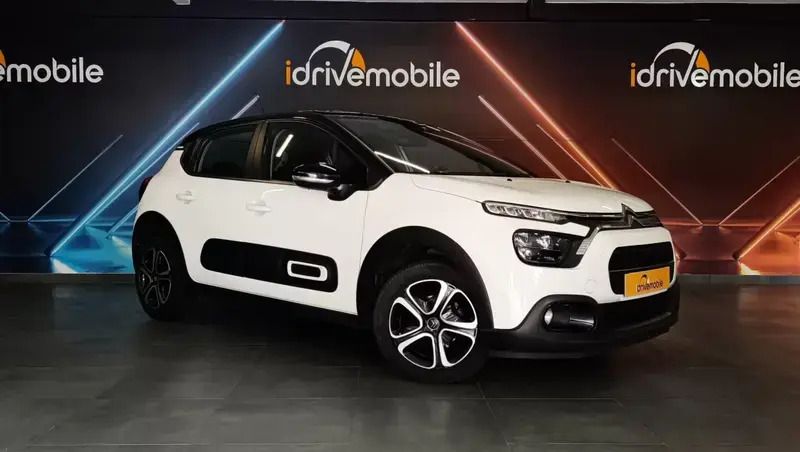 Branco Usado 2022 Citroën C3 PureTech Citadino | € 11.900 (Preço justo) - Imagem 1/4
