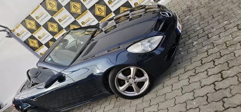 Usado Mercedes SLK200 163 HP (119 kW) 2004 Azul Cabrios
