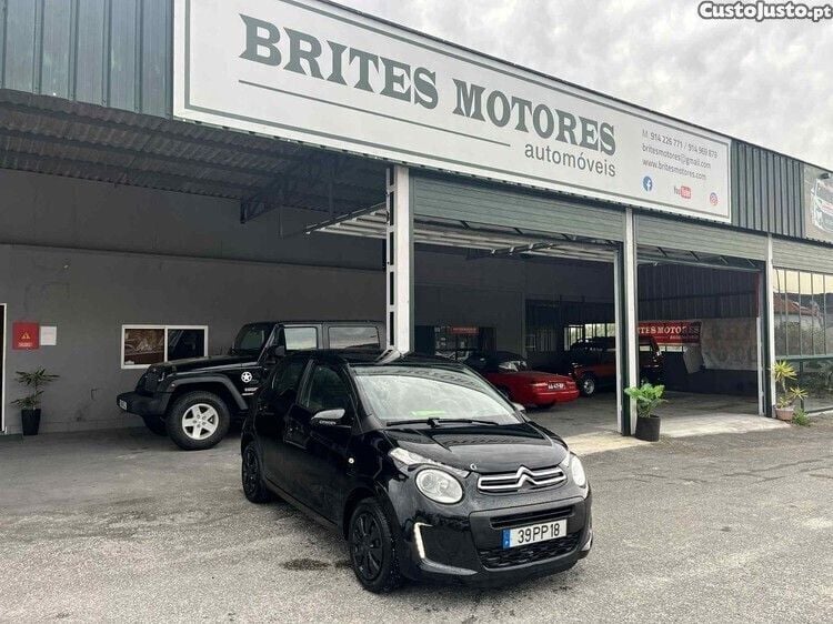 Preto Usado 2015 Citroën C1 Feel Citadino | € 7.350 (Preço justo) - Imagem 1/1