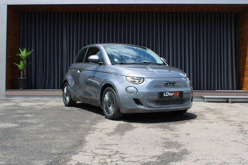 Cinzento Usado 2021 Fiat 500e Icon Citadino | € 18.250 (Bom preço) - Imagem 1/4