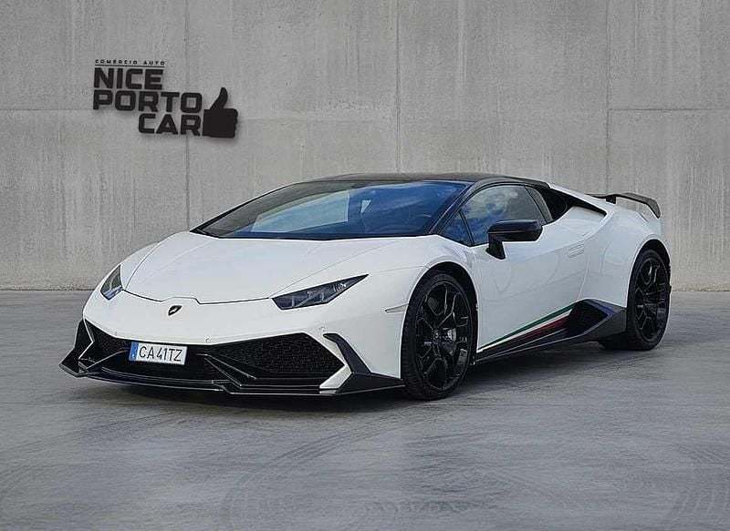 Branco Usado 2015 Lamborghini Huracán Coupé | € 219.900 - Imagem 1/4