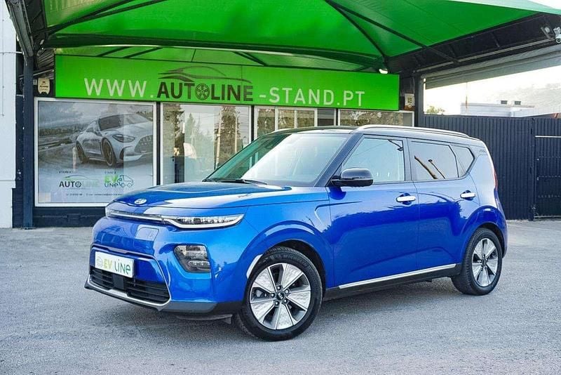 Azul Usado 2019 Kia Soul EV Spirit SUV | € 19.990 (Preço justo) - Imagem 1/4