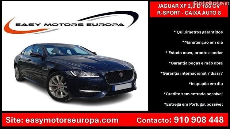 Azul Usado 2018 Jaguar XF R-Sport Sedan | € 20.990 (Super Preço) - Imagem 1/1