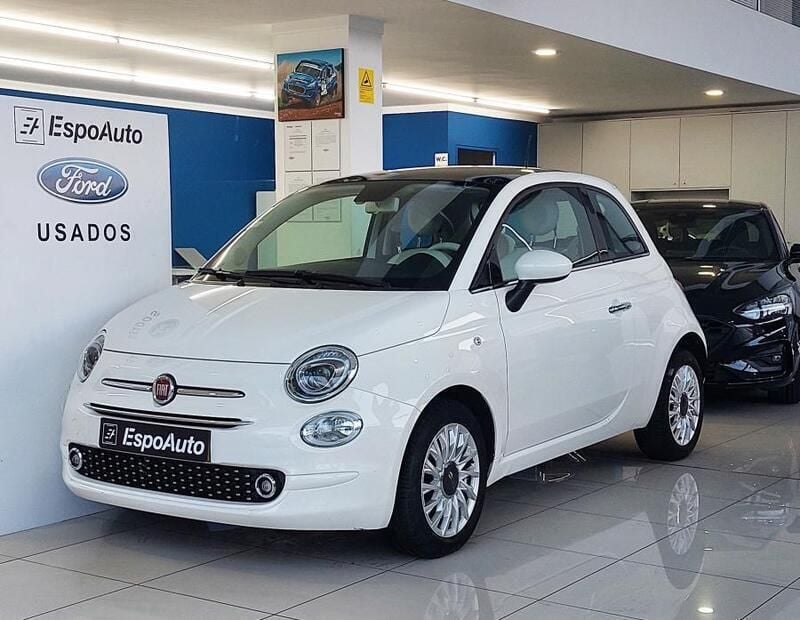 Branco Usado 2019 Fiat 500 Lounge Citadino | € 12.750 (Preço justo) - Imagem 1/4