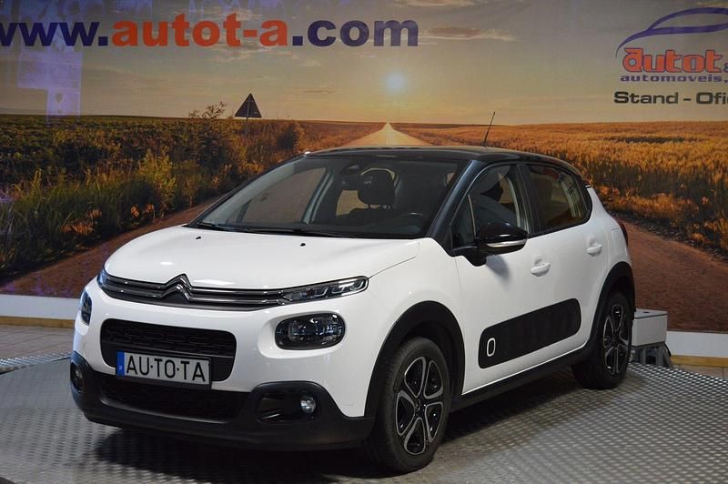 Branco Usado 2020 Citroën C3 PureTech | € 13.250 (Preço justo) - Imagem 1/4