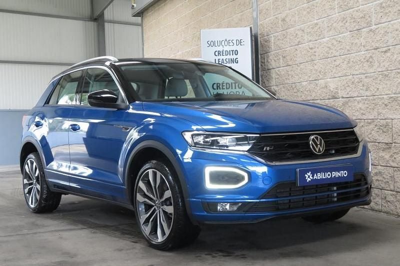 Usado VW T-Roc R-line 150 HP (110 kW) 2021 Azul SUV