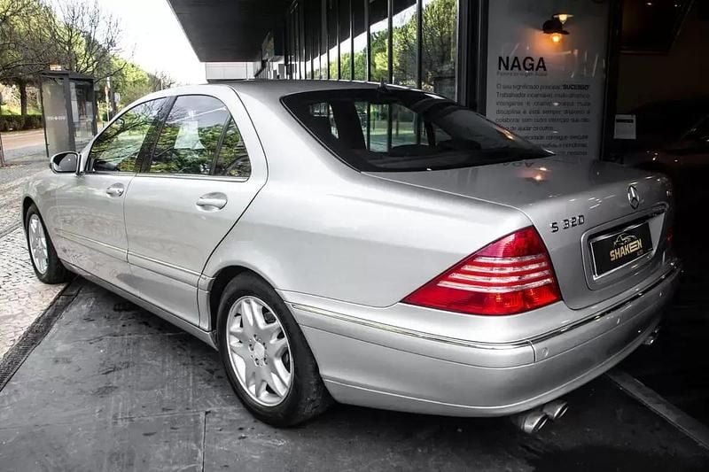 Usado Mercedes S320 197 HP (144 kW) 2000 Cinza antracite Sedan